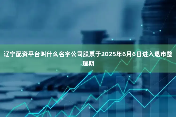 辽宁配资平台叫什么名字公司股票于2025年6月6日进入退市整理期