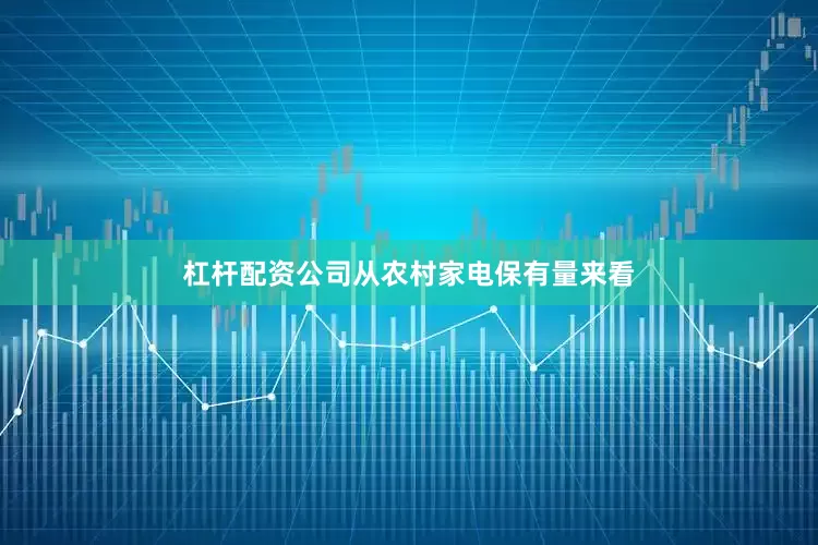 杠杆配资公司从农村家电保有量来看