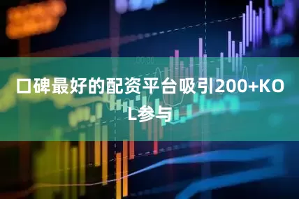 口碑最好的配资平台吸引200+KOL参与